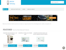 Tablet Screenshot of modularswitches.com